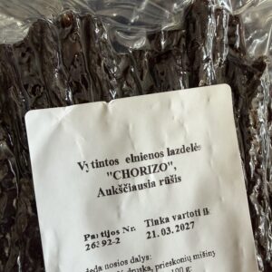 Vytintos elnienos “Chorizo” lazdelės